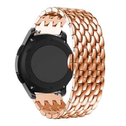 Image of watch band For Samsung Gear S3 Frontier/Classic smart Watchstrap Stainless Steel 22MM watchband for Galaxy Watch 46mm Accessorie