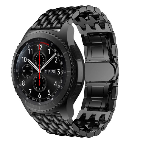 Image of watch band For Samsung Gear S3 Frontier/Classic smart Watchstrap Stainless Steel 22MM watchband for Galaxy Watch 46mm Accessorie
